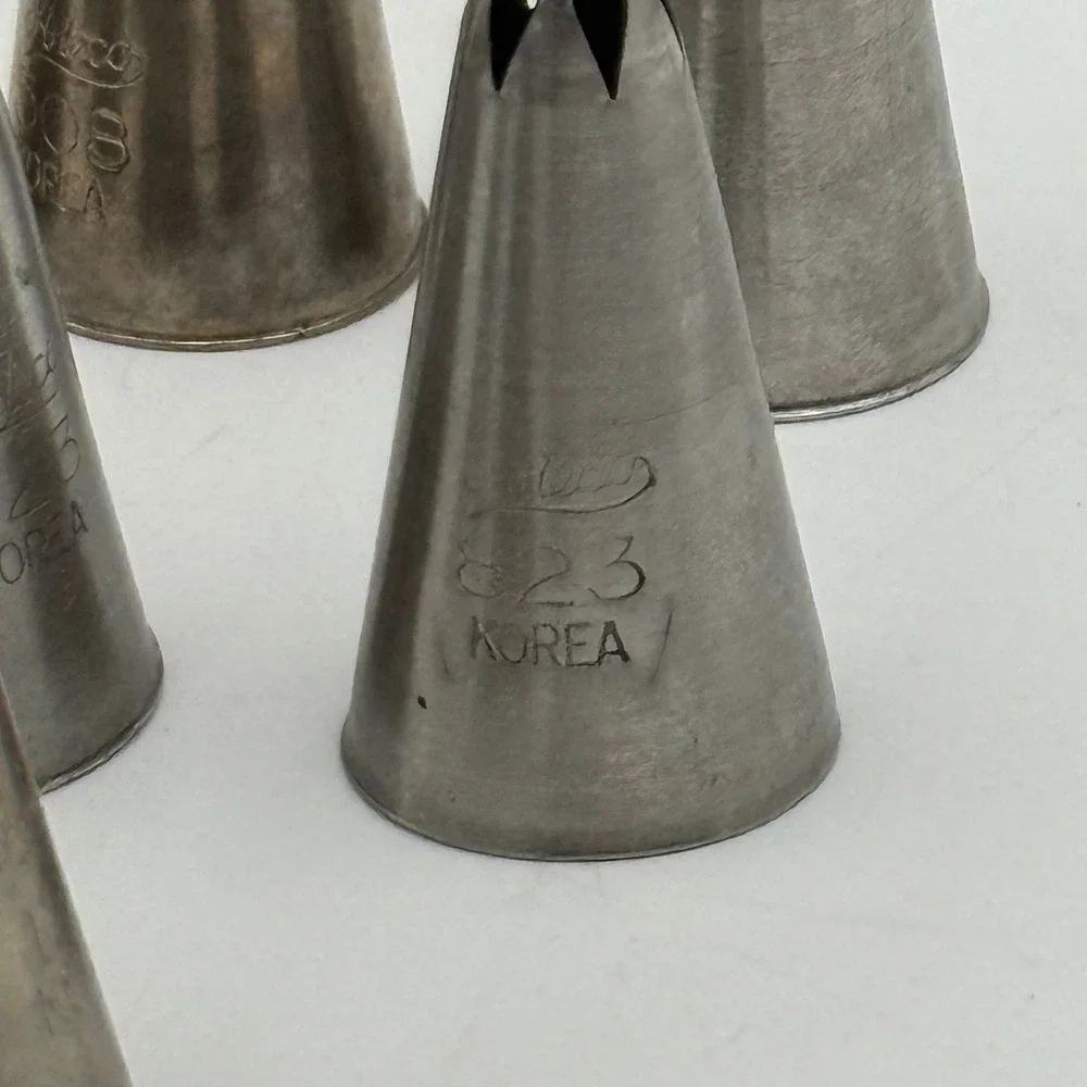 Ateco Stainless Steel Piping Tips Lot Assorted Cake Decorating Tips 823 234 808